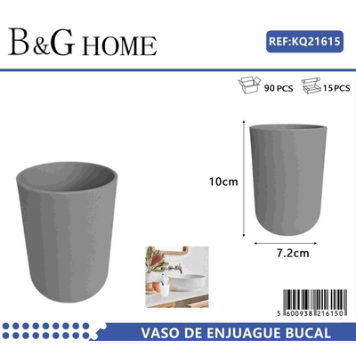 Θήκη οδοντόβουρτσας πλαστική - Grey - 21615