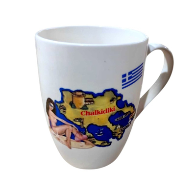 Κεραμική κούπα Souvenir - 12pcs - Chalkidiki - 221202