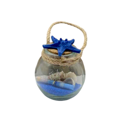Διακοσμητικό Souvenir - Μπουκαλάκι με κοχύλια - 6pcs - 251704
