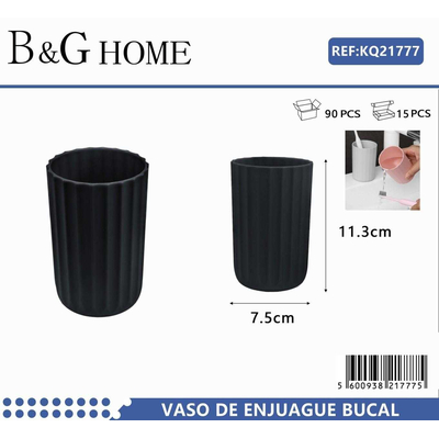 Θήκη οδοντόβουρτσας πλαστική - Black - 21777