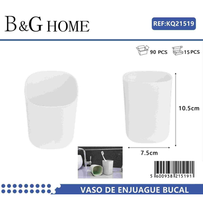 Θήκη οδοντόβουρτσας πλαστική - White - 21519