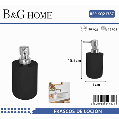 Θήκη κρεμοσάπουνου Dispenser πλαστική - Black - 21787