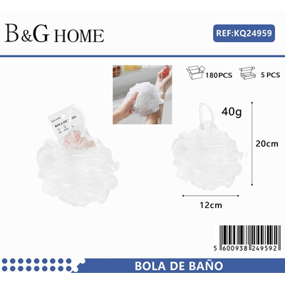 Σφουγγάρι μπάνιου δίχτυ - White - 24959