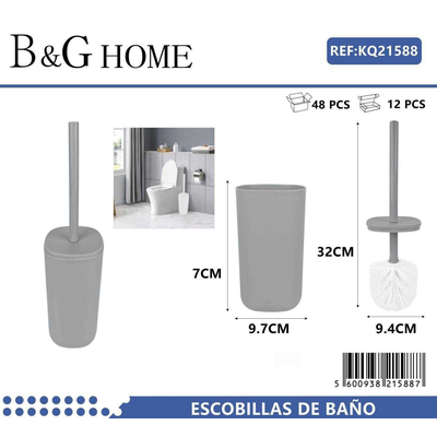 Βουρτσάκι τουαλέτας - Πιγκάλ - Grey - 21588