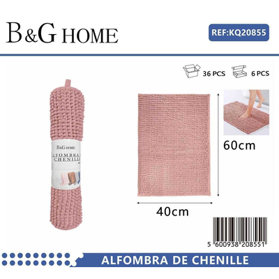 Πατάκι μπάνιου - M0826 - 40x60cm - Pink - 20855