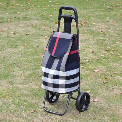 Υφασμάτινο καρότσι λαϊκής - ZZ 304-7B - 981287 - Blue/White