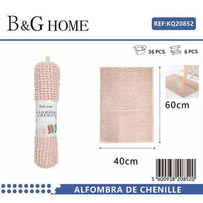 Πατάκι μπάνιου - M0839 - 40x60cm - Light Pink - 20852