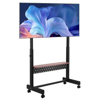 Βάση τηλεόρασης VEVOR Rolling TV Cart για φορητή τηλεόραση, χωρητικότητα έως 90 κιλά για τηλεοράσεις 55-100 ιντσών