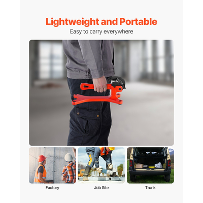 Pipe Vise φορητή ελαφριά μέγγενη σωλήνων αλουμινίου 1/8" έως 1-1/2" Χωρητικότητα