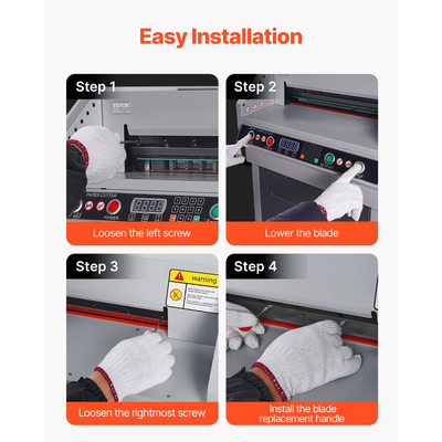 Αντικατάσταση λεπίδας κοπής από χάλυβα βαρέως τύπου Paper Cutter Blade για G450VS+