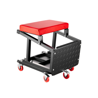 VEVOR Mechanic Stool Rolling Seat Work 300 lbs Load Seat/Step Stool with Wheels