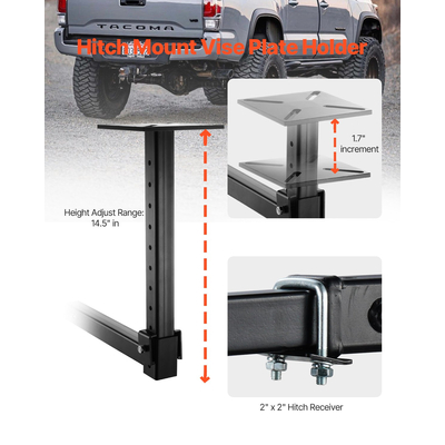 Βιδωτή μέγγενη αλυσίδας πάγκου και βάση στήριξης πλάκας μέγγενης 1/8-5 ίντσας Χωρητικότητα