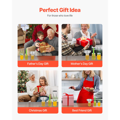 Κιτ εκκίνησης για προμήθειες κονσερβοποιίας VEVOR Κονσερβοποιία 9 τεμαχίων από ανοξείδωτο ατσάλι για λουτρό νερού