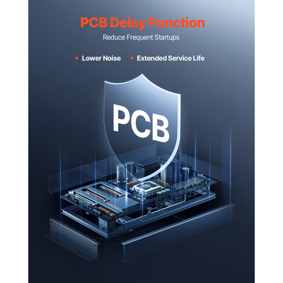 Αντλία κοπής VEVOR 500W 29 GPM Ροή, Ανύψωση Κεφαλής 26 ft για Νιπτήρα Υπογείου Κουζίνας