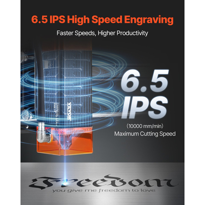 Μηχανή χάραξης λέιζερ VEVOR 5W με συμπιεσμένη προστασία ματιών