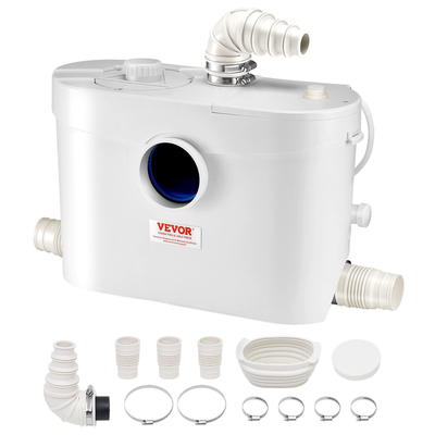 Αντλία κοπής VEVOR 900W 48 GPM Ροή, Ανύψωση Κεφαλής 40 ft για Νιπτήρα Υπογείου Τουαλέτας