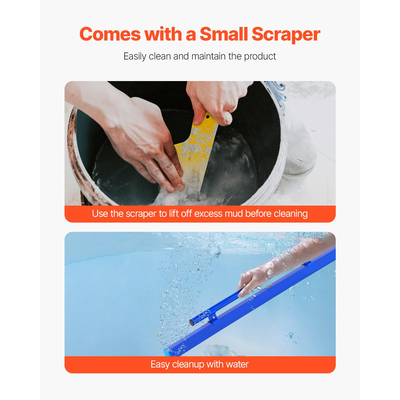 VEVOR Concrete Screed 48 in Concrete Leveling Tool με αποσπώμενο σφιγκτήρα λαβής