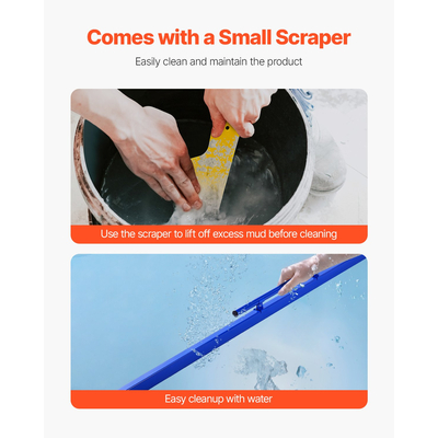 Εργαλείο ισοπέδωσης σκυροδέματος VEVOR 96 ιντσών με αποσπώμενο σφιγκτήρα λαβής