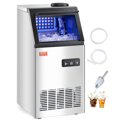 VEVOR Commercial Ice Maker Ανεξάρτητο μηχάνημα ντουλαπιών 110lbs/24H 36 Ice Cubes