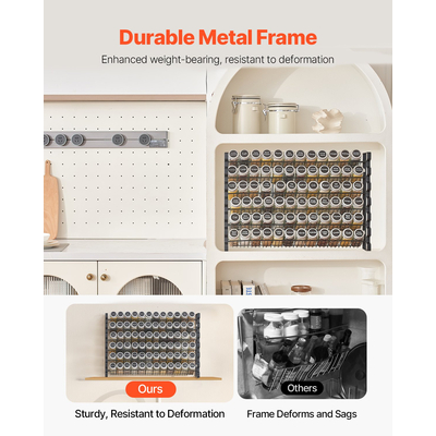Organizer VEVOR Spice Rack Organizer για Ντουλάπα Κουζίνας 23x16 in