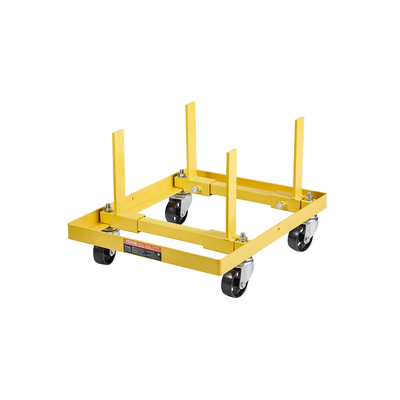 Βάση κινητήρα VEVOR 750LBS/340KG Ρυθμιζόμενο ανυψωτικό κινητήρα Dolly Steel με 4 τροχούς
