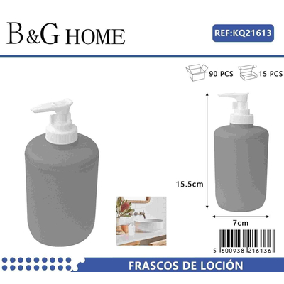 Θήκη κρεμοσάπουνου Dispenser πλαστική - Grey - 21613