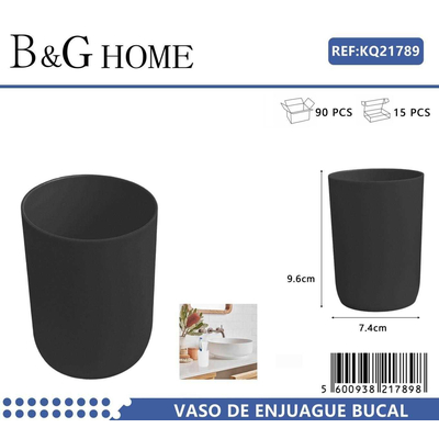 Θήκη οδοντόβουρτσας πλαστική - Black - 21789