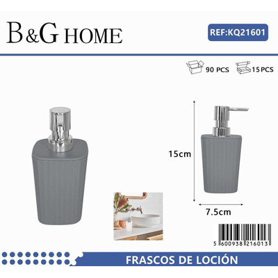 Θήκη κρεμοσάπουνου Dispenser πλαστική - Grey - 21601