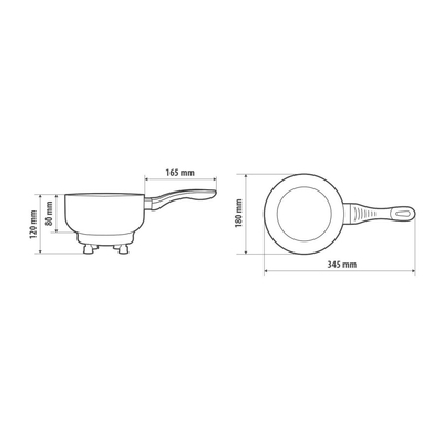 ΚΑΤΣΑΡΟΛΑΚΙ ΗΛΕΚΤΡΙΚΟ ELECTRIC SAUCEPAN 12V 170W 13A Φ18cm 1,9Lt ΜΕ ΦΙΣ ΑΝΑΠΤΗΡΑ LAMPA - 1 ΤΕΜ.