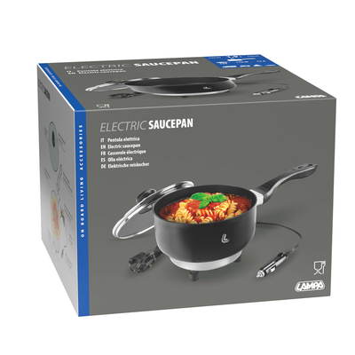 ΚΑΤΣΑΡΟΛΑΚΙ ΗΛΕΚΤΡΙΚΟ ELECTRIC SAUCEPAN 12V 170W 13A Φ18cm 1,9Lt ΜΕ ΦΙΣ ΑΝΑΠΤΗΡΑ LAMPA - 1 ΤΕΜ.