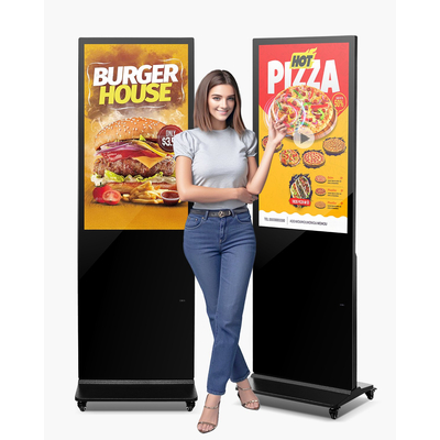 VEVOR 43" ψηφιακή οθόνη αφής 2K UHD LCD κιόσκι επιδαπέδιου