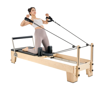 VEVOR Pilates Reformer Ξύλινο μηχάνημα Pilates Εξοπλισμός γυμναστικής για το σπίτι