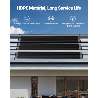 VEVOR Solar Pool Heater 4 x 24 ft Υπέργειο & Σύστημα Θέρμανσης Πισίνας