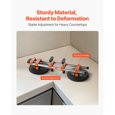 VEVOR Seamless Seam Setter 6" βεντούζα για σύνδεση και ισοπέδωση ραφών πάγκου