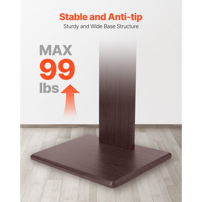 Βάση τηλεόρασης VEVOR Universal Περιστρεφόμενη βάση που αντέχει έως και 45 κιλά για οθόνες 32-70 ιντσών