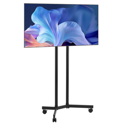 Βάση τηλεόρασης VEVOR Rolling TV Cart για φορητή τηλεόραση, χωρητικότητα έως 88 λίβρες για οθόνες 32-65 ιντσών