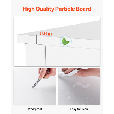 VEVOR Συρταριέρα με 7 Συρτάρια Ξύλινη με Συρόμενη Συρταριέρα και Αντιανατρεπτική Συσκευή