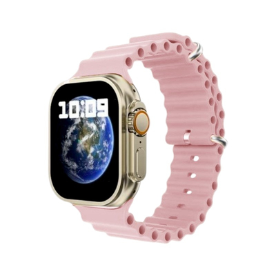 Σετ Smartwatch με 3 λουράκια - Z02 Mini - 064991 - Pink