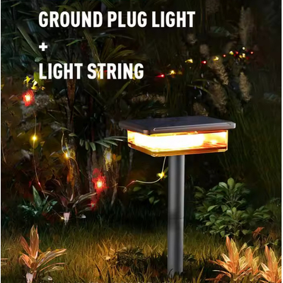 Επαναφορτιζόμενη γιρλάντα φωτισμού LED με ηλιακό πάνελ - YD2332 - 419208