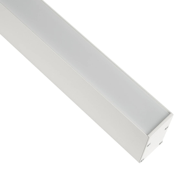 GLOBOSTAR® ALP-LINEAR LUMILINE 61763-3M Επιφανειακό / Κρεμαστό Προφίλ Αλουμινίου με Λευκό Γαλακτερό Πατητό Κάλυμμα για Ταινίες LED IP20 - Λευκό Ματ - Μ300 x Π3.5 x Υ7cm