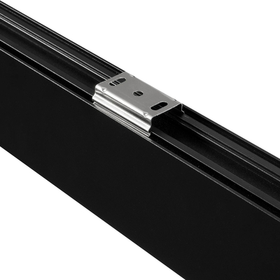 GLOBOSTAR® ALP-LINEAR LUMILINE 61764-3M Επιφανειακό / Κρεμαστό Προφίλ Αλουμινίου με Λευκό Γαλακτερό Πατητό Κάλυμμα για Ταινίες LED IP20 - Μαύρο Ματ - Μ300 x Π3.5 x Υ7cm