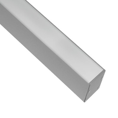 GLOBOSTAR® ALP-LINEAR LUMILINE 61765-3M Επιφανειακό / Κρεμαστό Προφίλ Αλουμινίου με Λευκό Γαλακτερό Πατητό Κάλυμμα για Ταινίες LED IP20 - Γκρι Ανθρακί Ματ - Μ300 x Π3.5 x Υ7cm