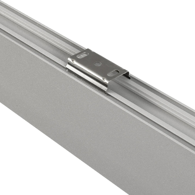 GLOBOSTAR® ALP-LINEAR LUMILINE 61765-3M Επιφανειακό / Κρεμαστό Προφίλ Αλουμινίου με Λευκό Γαλακτερό Πατητό Κάλυμμα για Ταινίες LED IP20 - Γκρι Ανθρακί Ματ - Μ300 x Π3.5 x Υ7cm