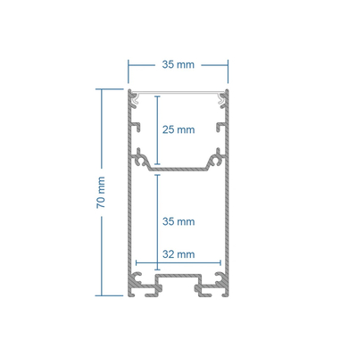 GLOBOSTAR® ALP-CORNER-IN90 LUMILINE 61770 Επιφανειακό / Κρεμαστό Προφίλ Αλουμινίου Γωνία με Λευκό Γαλακτερό Πατητό Κάλυμμα για Ταινίες LED IP20 - Μαύρο Ματ - Μ30 x Π3.5 x Υ7cm