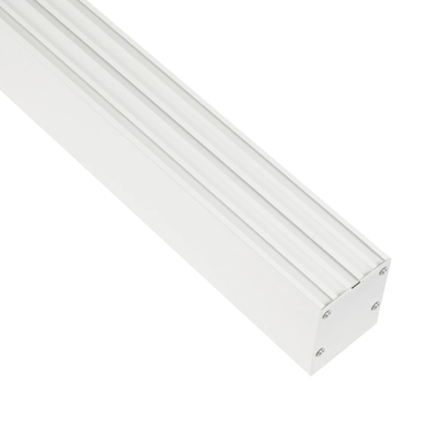 GLOBOSTAR® ALP-LINEAR BRIGHTRAIL 61774-3M Επιφανειακό / Κρεμαστό Προφίλ Αλουμινίου με Λευκό Γαλακτερό Πατητό Κάλυμμα για Ταινίες LED IP20 - Λευκό Ματ - Μ300 x Π5 x Υ7.5cm