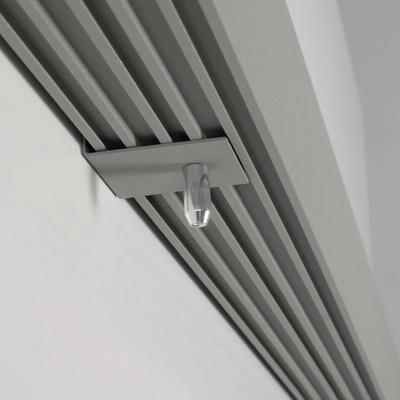 GLOBOSTAR® ALP-LINEAR BRIGHTRAIL 61776-3M Επιφανειακό / Κρεμαστό Προφίλ Αλουμινίου με Λευκό Γαλακτερό Πατητό Κάλυμμα για Ταινίες LED IP20 - Γκρι Ανθρακί Ματ - Μ300 x Π5 x Υ7.5cm