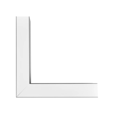 GLOBOSTAR® ALP-CORNER-SIDE90 BRIGHTRAIL 61778 Επιφανειακό / Κρεμαστό Προφίλ Αλουμινίου Γωνία με Λευκό Γαλακτερό Πατητό Κάλυμμα για Ταινίες LED IP20 - Μαύρο Ματ - Μ30 x Π5 x Υ7.5cm