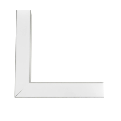 GLOBOSTAR® ALP-CORNER-SIDE90 BRIGHTRAIL 61779 Επιφανειακό / Κρεμαστό Προφίλ Αλουμινίου Γωνία με Λευκό Γαλακτερό Πατητό Κάλυμμα για Ταινίες LED IP20 - Γκρι Ανθρακί Ματ - Μ30 x Π5 x Υ7.5cm