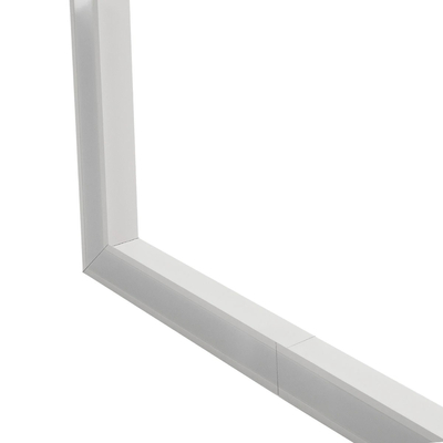 GLOBOSTAR® ALP-CORNER-SIDE90 RECESSA 61788 Χωνευτό Προφίλ Αλουμινίου Γωνία με Λευκό Γαλακτερό Πατητό Κάλυμμα για Ταινίες LED IP20 - Λευκό Ματ - Μ30 x Π3.5 x Υ4cm