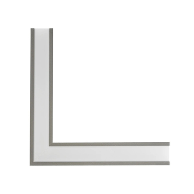 GLOBOSTAR® ALP-CORNER-SIDE90 RECESSA 61790 Χωνευτό Προφίλ Αλουμινίου Γωνία με Λευκό Γαλακτερό Πατητό Κάλυμμα για Ταινίες LED IP20 - Γκρι Ανθρακί Ματ - Μ30 x Π3.5 x Υ4cm